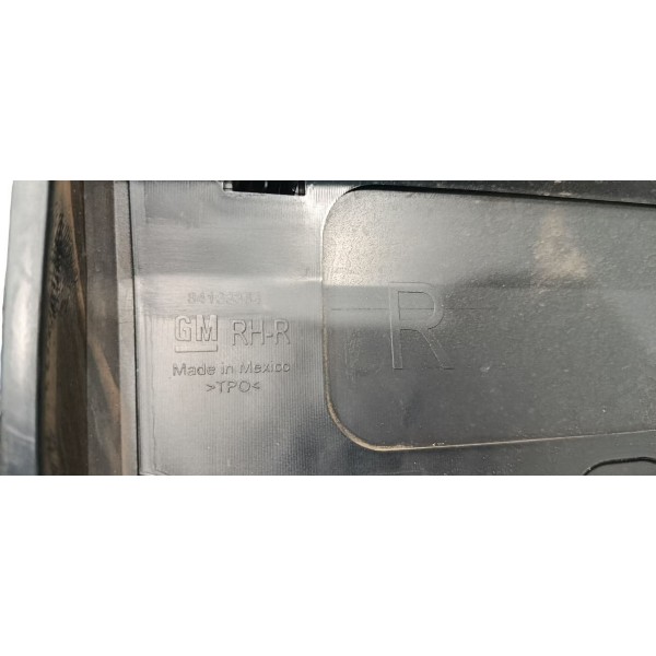 Moldura Borrachão Porta Traseira Dir. Chevrolet Equinox 2018 Preto