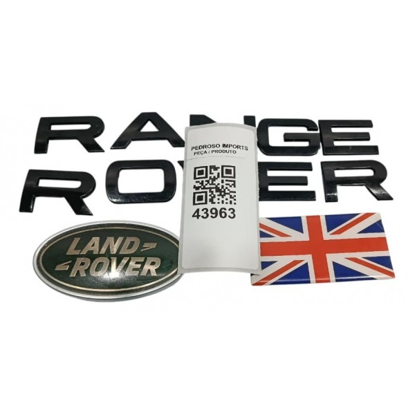 Emblemas Range Rover Land Rover Preto