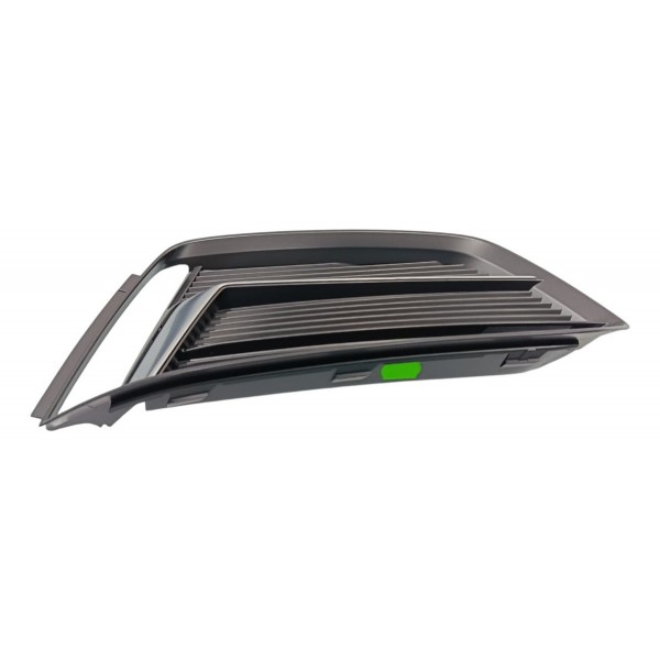 Grade Farol Milha Direito Audi A5 2019 Preto Direito