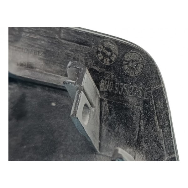 Tampa Farol Esguicho Audi A4 2013 Branco Ambos Lados