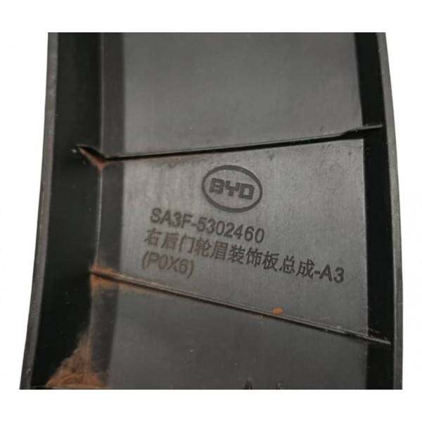 Friso Porta Traseiro Direito Byd Song Plus 24/25 Preto