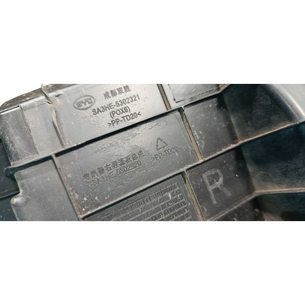 Defletor Radiador Direito Byd Song Plus 24/25