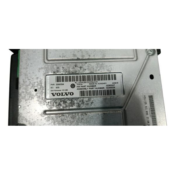 Módulo Som Harman Kardon Volvo S60 2019 Cinza