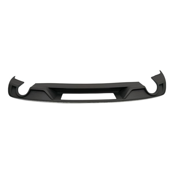 Spoiler Traseiro 2 Saídas Escape Audi A3 Sedan 2016 Preto