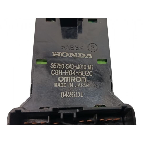 Comando Vidro Elétrico Dianteiro Esquerdo Honda Fit 2004