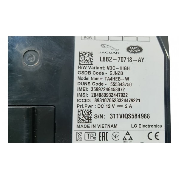 Módulo Telemático Interface Range Rover Sport 3.0 D350 2024