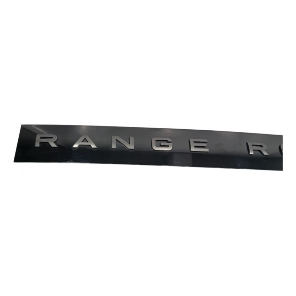 Moldura C/ Emblemas Tampa Tras Range Rover Sport 3.0 2024 Preto