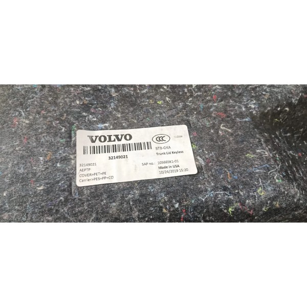 Forração Tampa   Porta Malas Volvo S60 2020