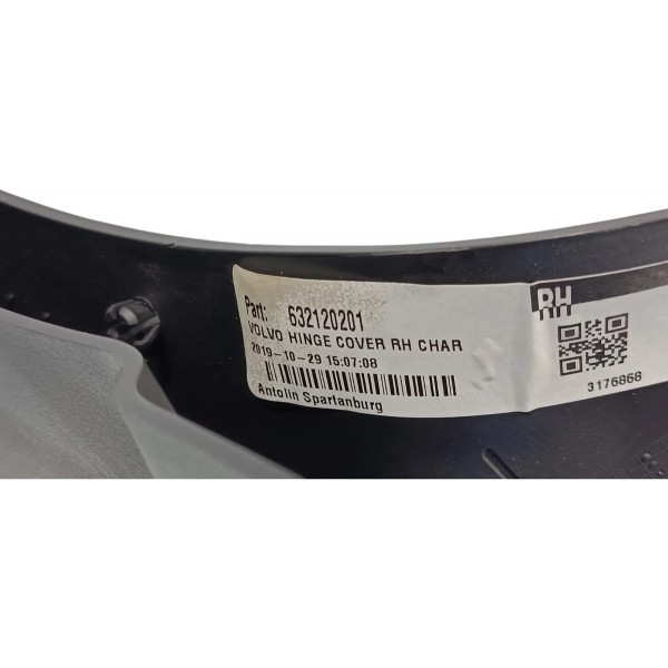 Capa Acabamento Dobradiça Porta-malas Ld Dir Volvo S60 2020