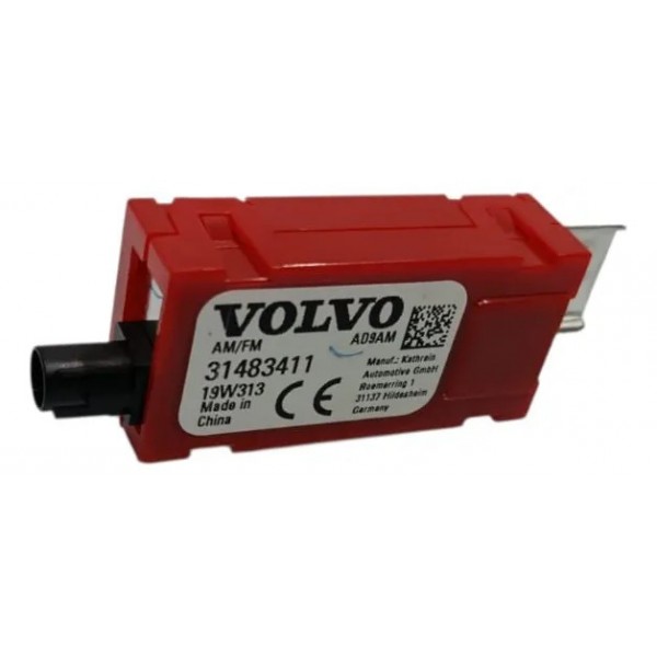 Módulo Amplificador Antena Traseira Volvo S60 2020 Vermelho