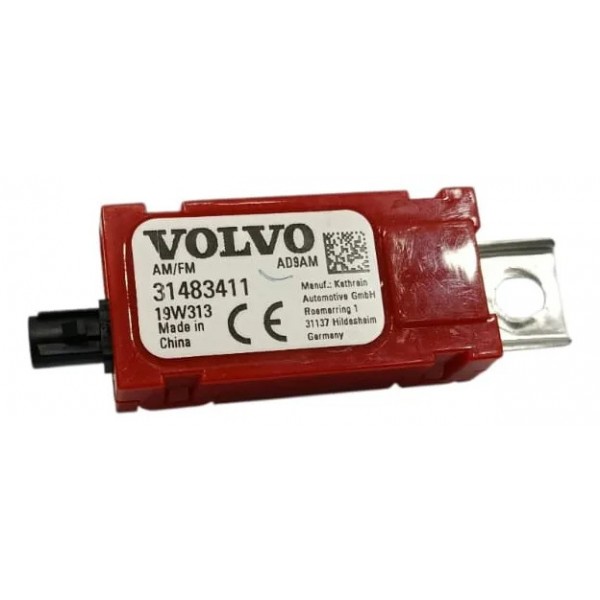 Módulo Amplificador Antena Traseira Volvo S60 2020 Vermelho