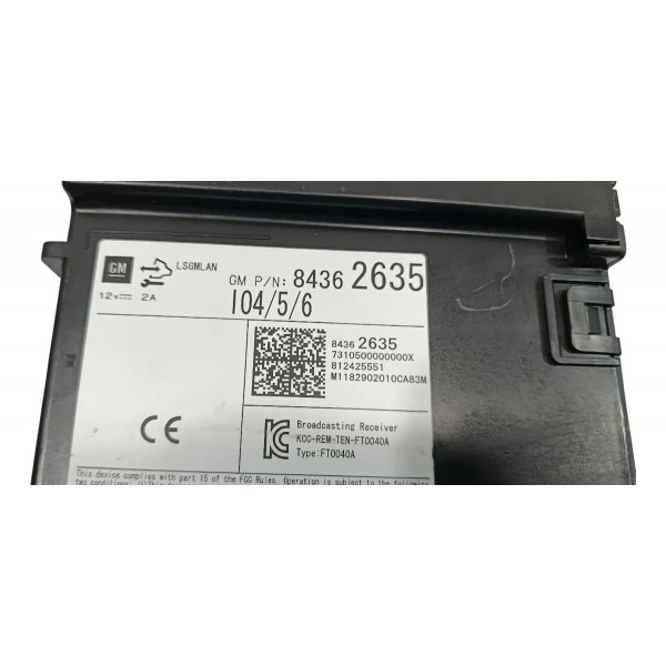 Módulo Rádio Chevrolet Equinox 2018