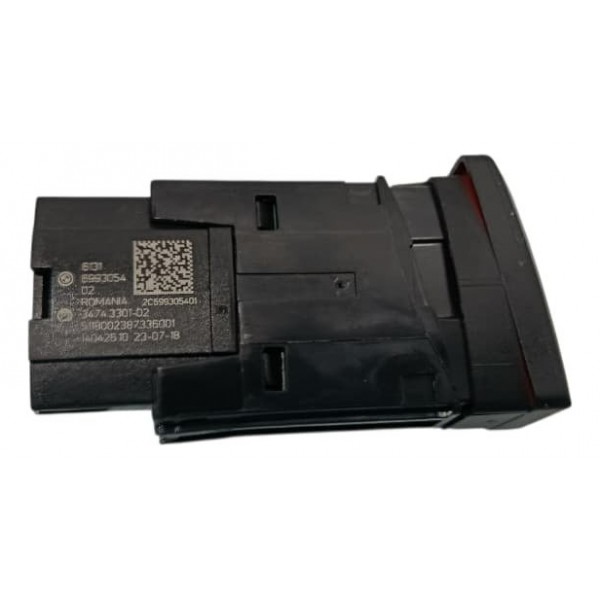 Botão Pisca Alerta Bmw X3 2023 Preto