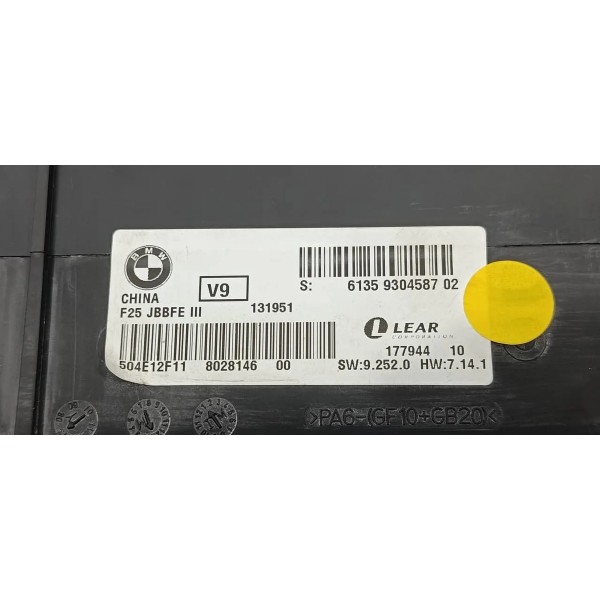 Módulo Central De Conforto Bmw X3 2014