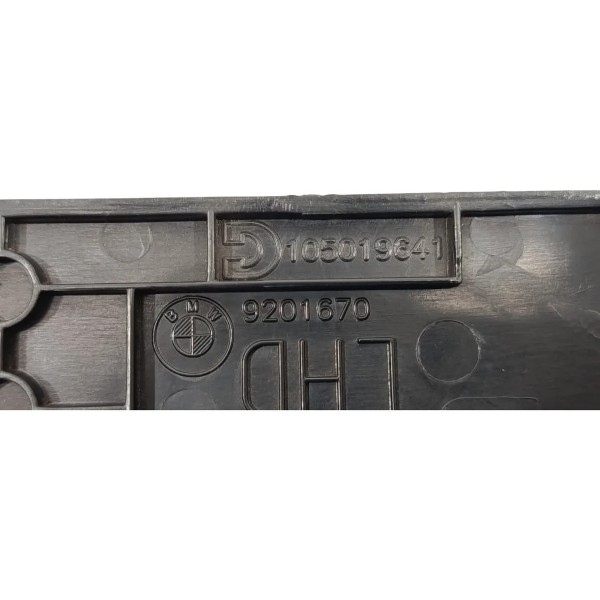 Acabamento Tampa Inferior Painel Bmw X3 9201670 Preto Animal Print