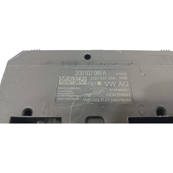 Módulo Bcm De Conforto Vw T-cross 2021 2q0937089a
