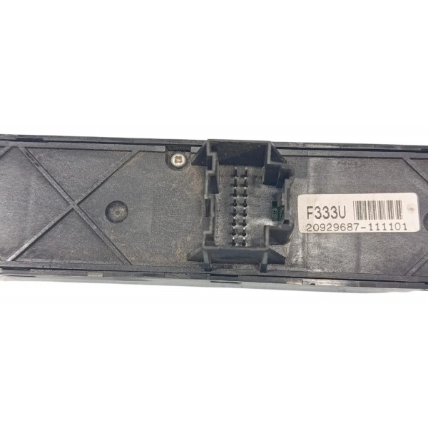 Comando Botão Pisca Alerta Gm Chevrolet Captiva 2012 Preto