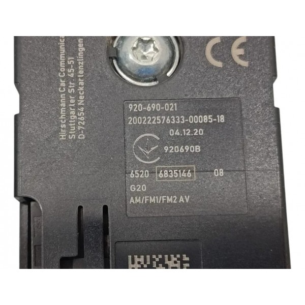 Modulo Amplificador De Antena Bmw G20 320i 2021 6835146 Preto