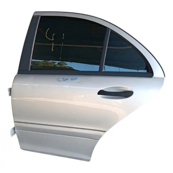 Porta Traseira Esquerda Mercedes C200 2006 Traseira Esquerda Preto