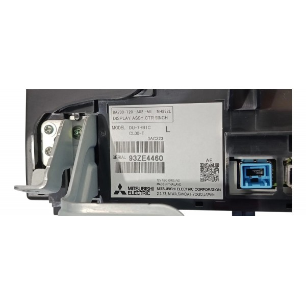 Tela Multimídia Display Interno Honda Civic Touring Hev 2024 Preto
