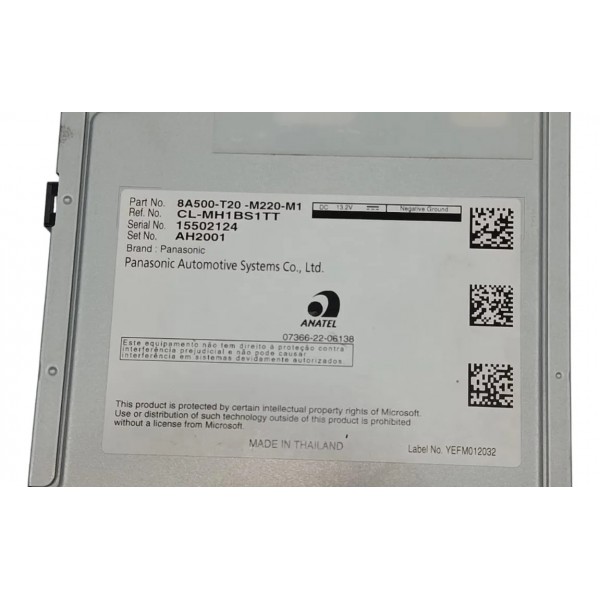 Radio Multimidia Honda Civic Touring Hev 2024 Cinza