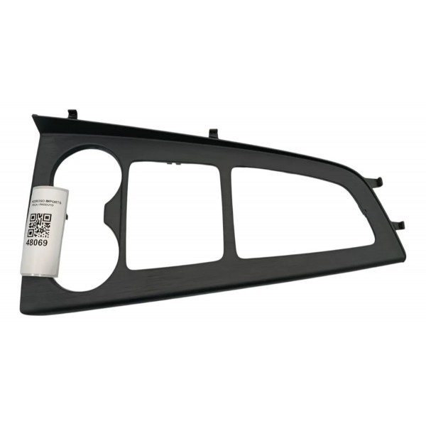 Moldura Porta Copos Console Central Audi A4 2018 Preto