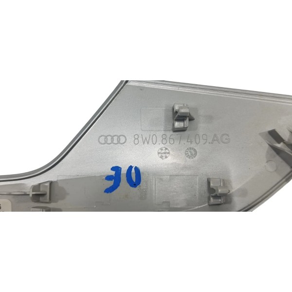 Acabamento Friso Porta Dianteira Esquerda Audi A4 2018 Cinza