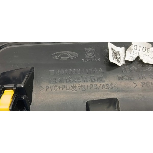 Acabamento Superior Painel Instrumentos Chery Tiggo 7 2024 Preto