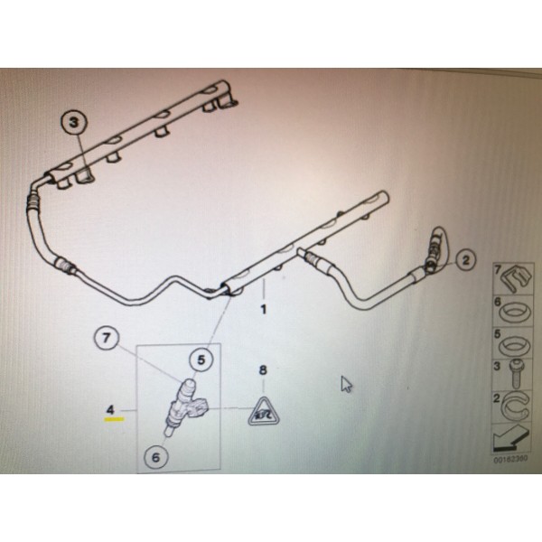 Bico Injetor Bmw M3 E90 2011 S63 7838440