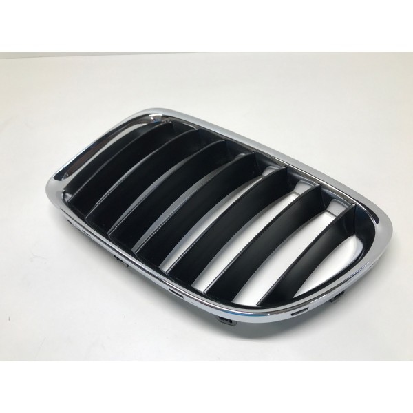 Grade Dianteira Esquerda Bmw X1 E84 51112993307 - Preto - Esquerdo