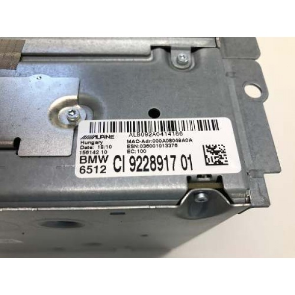 Radio Original Bmw 550 V8 Twinpower 2012 65129228917