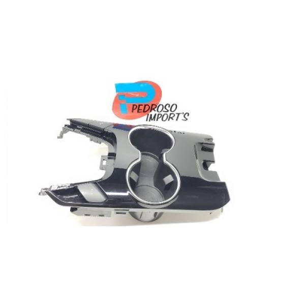 Console Porta Copos Completo Ford Fusion Ecoboost 2014  Preto