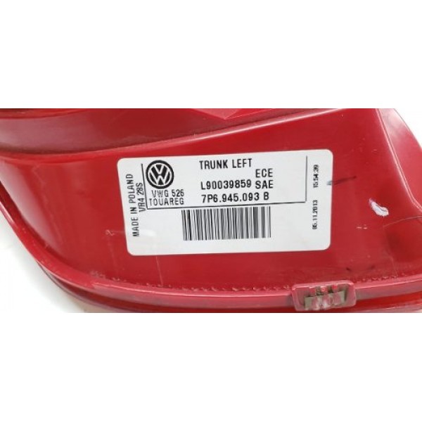 Sinaleira Tampa Traseira Vw Touareg 4.2 V8 2014 