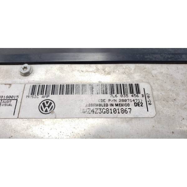 Modulo Amplificador Som Vw Touareg V8 2007 7l6035456b