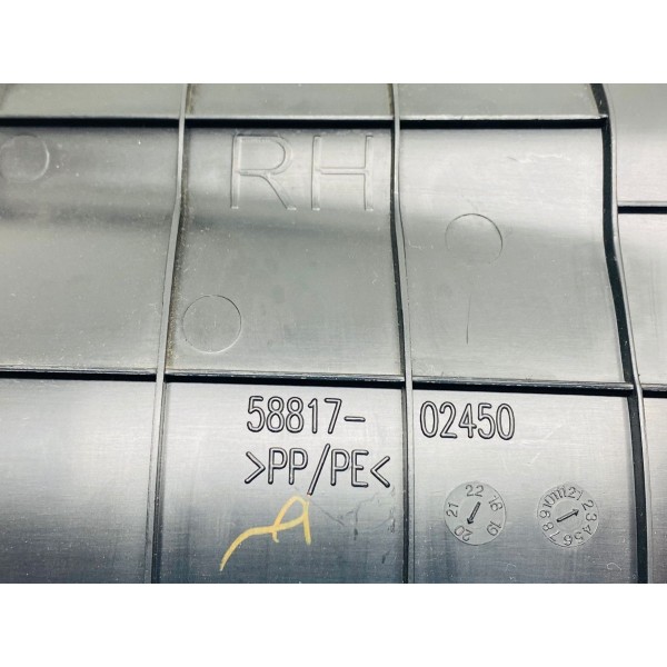 Revestimento Direita Toyota Corolla Hybrid 2020 58817-02450 Preto