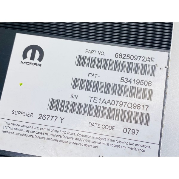 Módulo Amplificador Som Jeep Compass Diesel 2017  68250972af