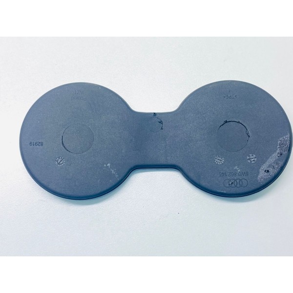 Borracha Porta Copo Audi A4 A5 2.0 Tfsi 2018 Cód. 8w0862145