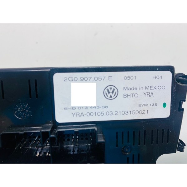 Comando Ar Digital Vw Nivus 1.0 Tsi 2021 Cód. 2g0907057e