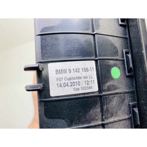 Porta Copo Dianteiro Black Bmw 535 Gt 35i 2012 Cód. 9142166 Preto