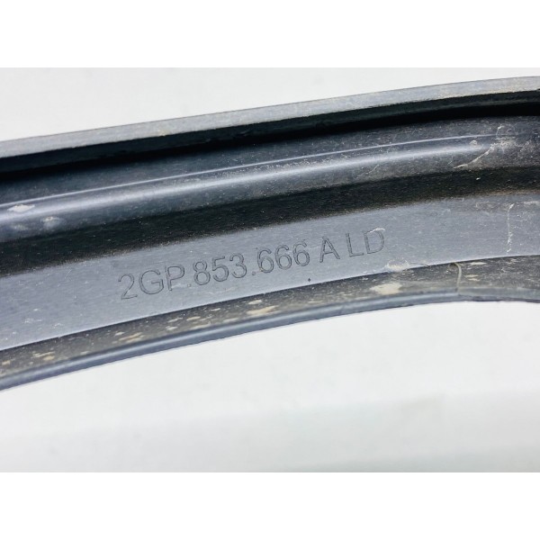 Moldura Grade Farol De Milha Direita Vw T-cross 2021  Preto Direito