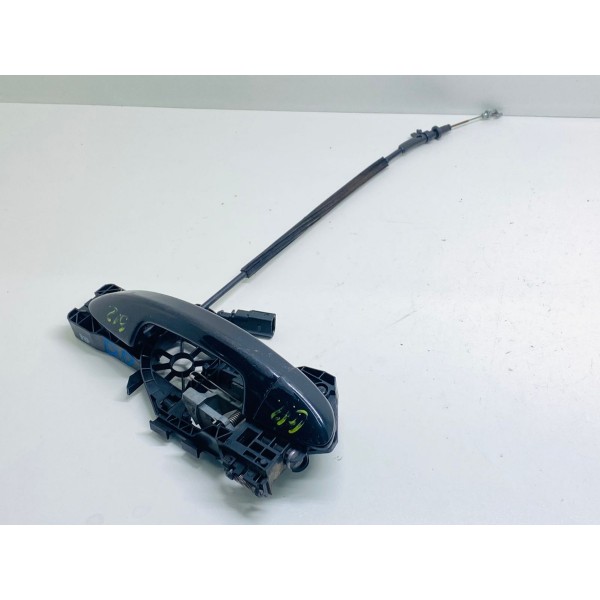 Maçaneta Traseira Direita Vw Passat Cc 2012 Cód. 3c8839886 Preto