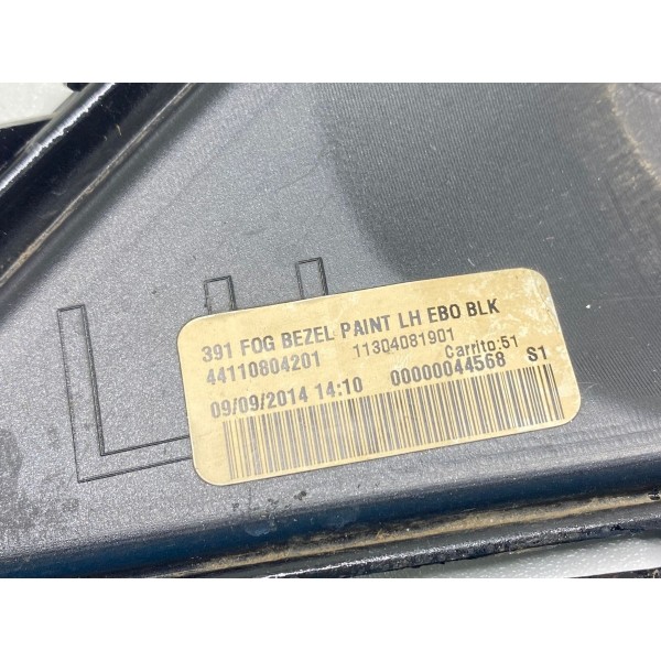 Grade Farol De Milha Esquerdo Ford Fusion Ecoboost 2.0 2015 Preto