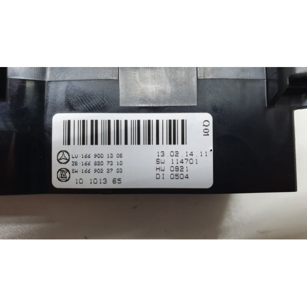 Comando Ar Condicionado Tras Mercedes Ml 350 2015 1669001305