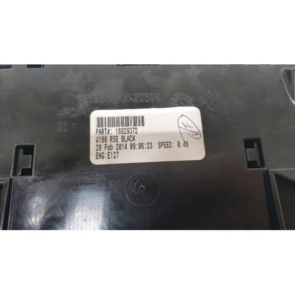 Acabamento Console Traseiro Mercedes Ml 350 2015 N. 16929372