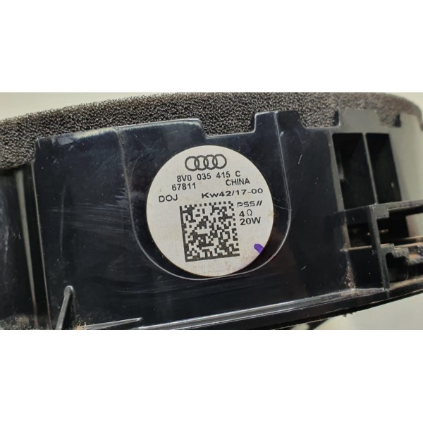 Auto Falante Dianteiro Audi A3 2015 Cód. 8v0035415 Preto