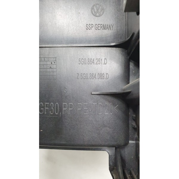 Console Central Apoio De Braço Vw Golf Gti 2014 5g0864089