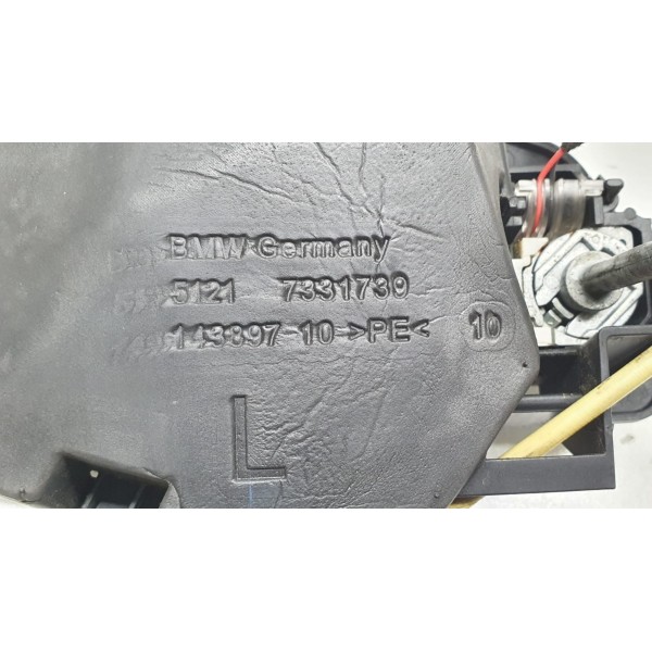 Maçaneta Externa Dianteira Esquerda Completa Bmw X3 F25 2014 Preto