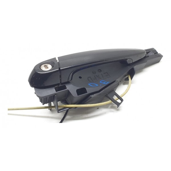 Maçaneta Externa Dianteira Esquerda Completa Bmw X3 F25 2014 Preto