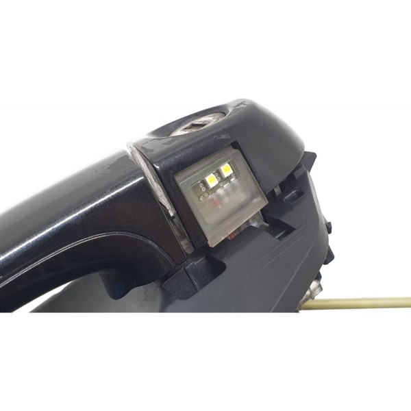 Maçaneta Externa Dianteira Esquerda Completa Bmw X3 F25 2014 Preto