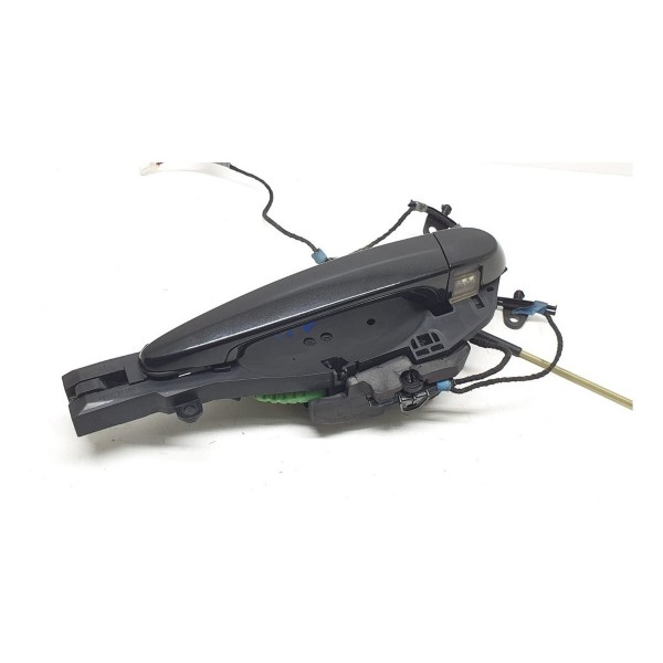 Maçaneta Externa Traseira Esquerda Completa Bmw X3 F25 2014 Preto